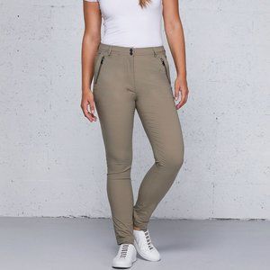 Gail curvy high waisted  zip detail pants